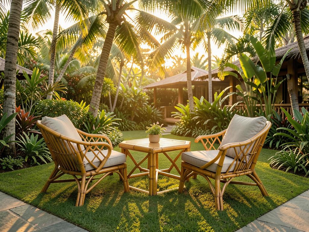 Nội thất tre ngoài trời