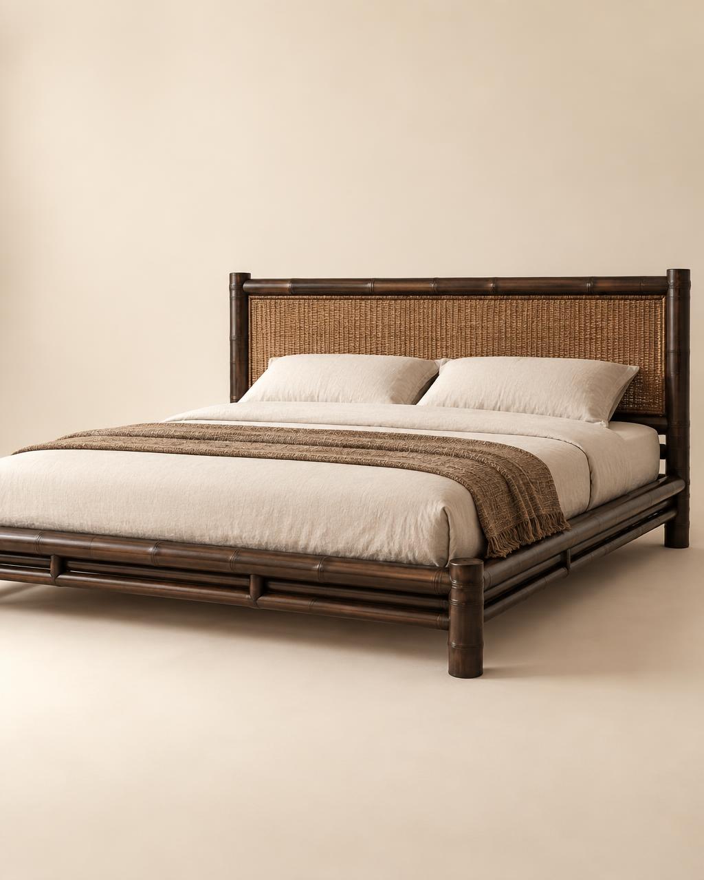 Giường tre thấp Tĩnh Lặng