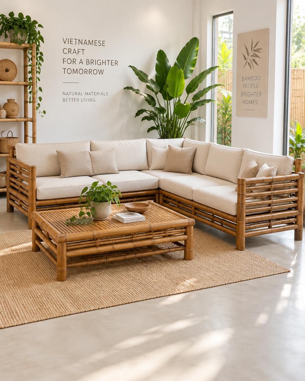 Sofa tre module kết hợp